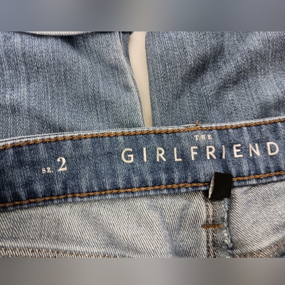 WHITE HOUSE BLACK MARKET Cropped Girlfriend Blue Jeans Preppy Clueless (#1,352) - Picture 2 of 9